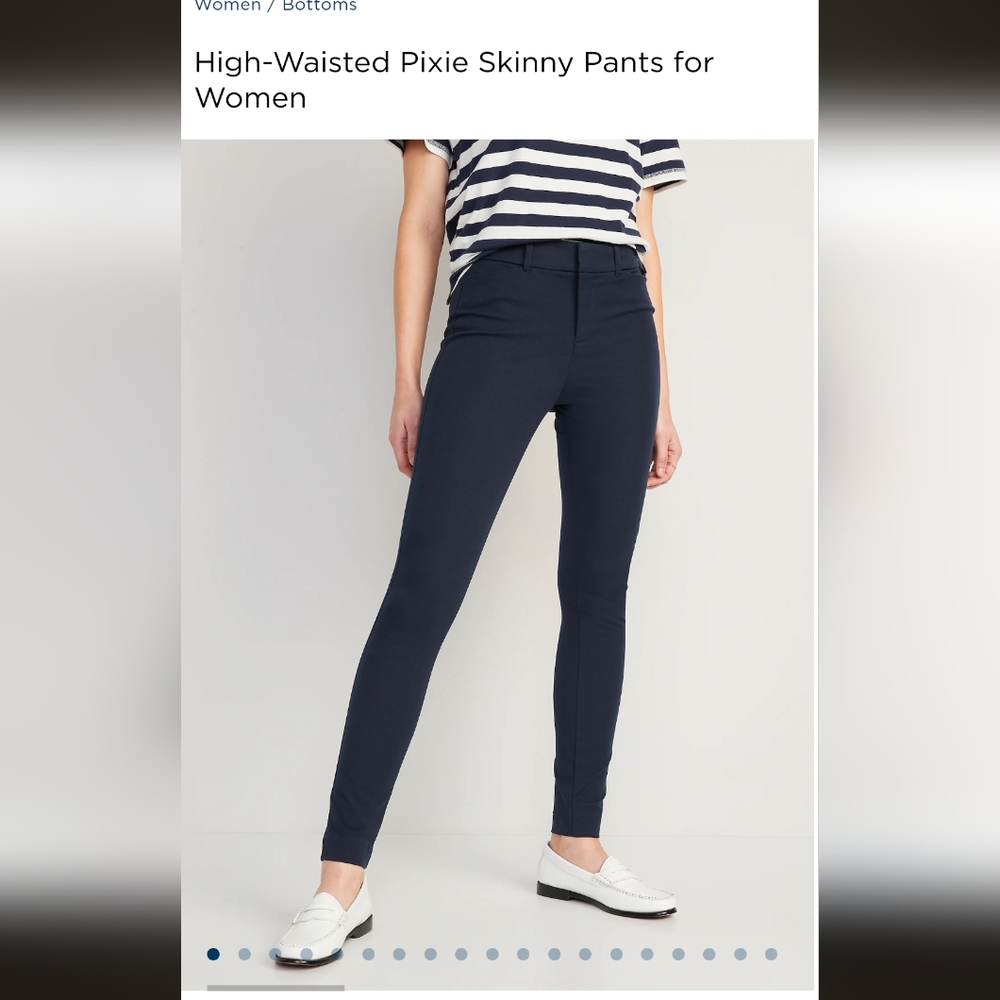 Old Navy Tall Navy Pixie Pants